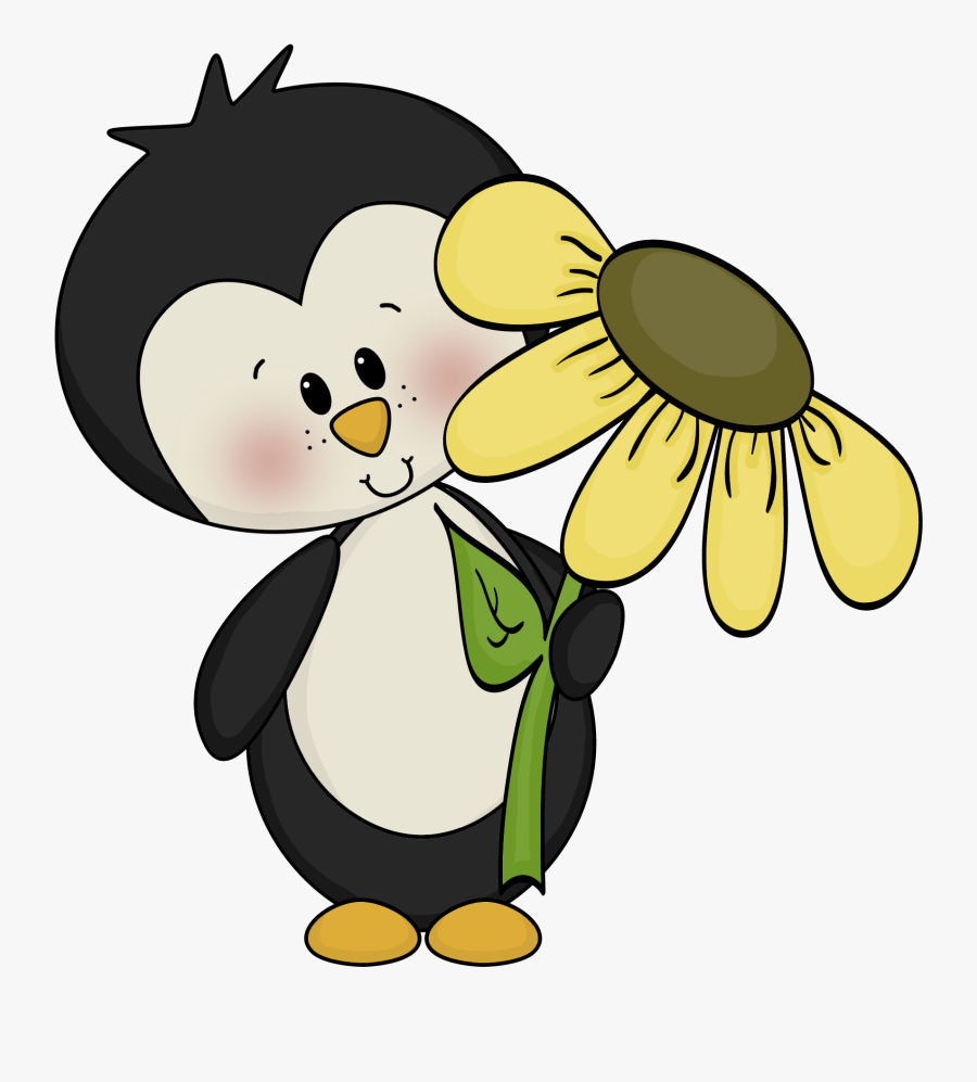 Mitten Clipart Laurie - Penguin Love, Transparent Clipart
