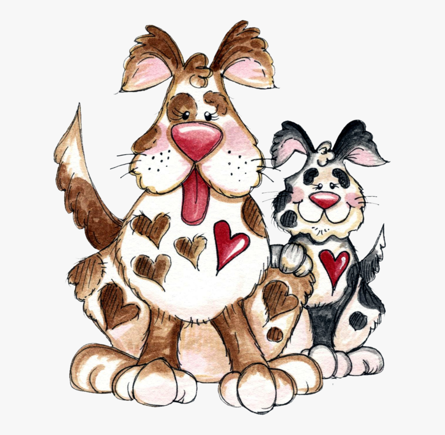 Valentine Dog Clipart, Transparent Clipart