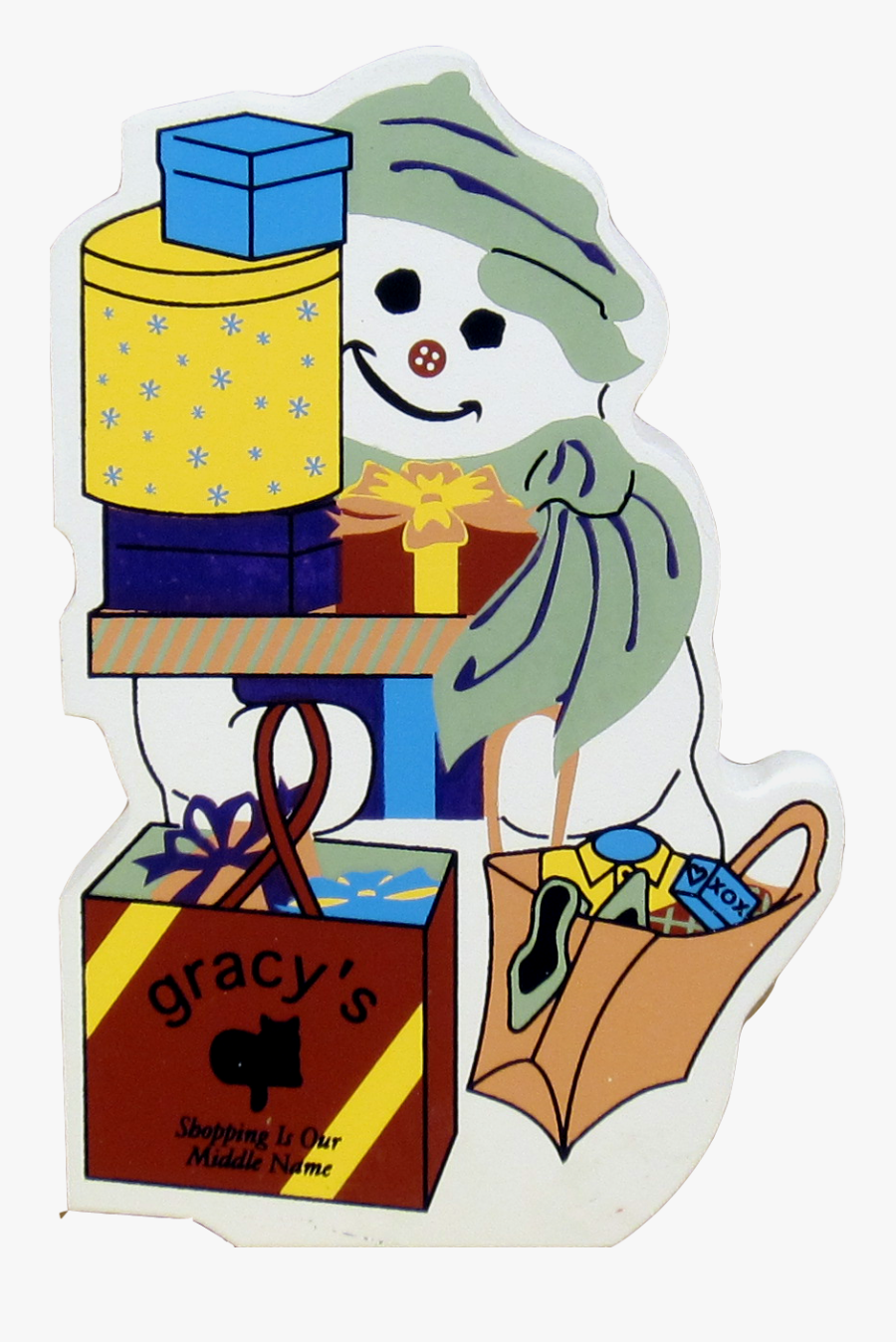 Shop Clipart Village Shop - Transparent Snowman Shopping, Transparent Clipart