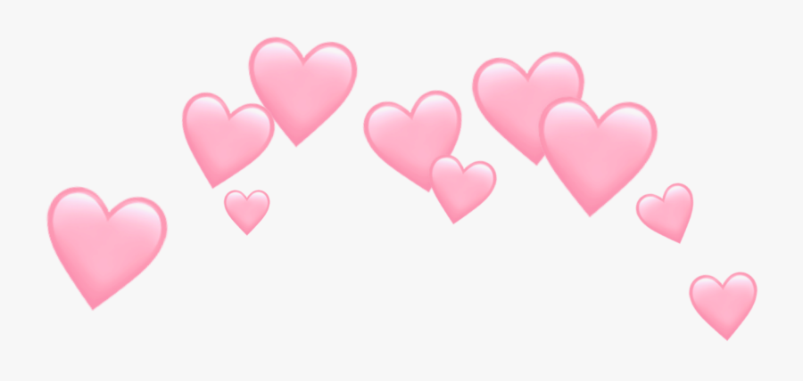 #freetoedit#heart #hearts #crown #emoji #emojis #tumblr - Black Heart Crown Png, Transparent Clipart