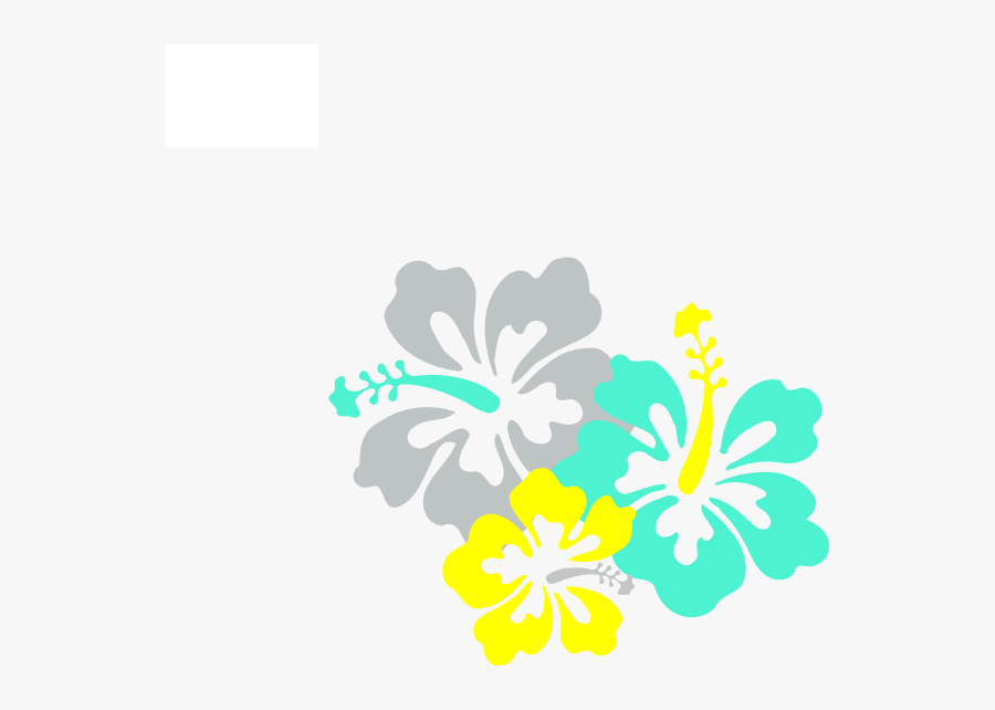 Hibiscus Svg Clip Arts - Hawaiian Flower Clipart With Black Background, Transparent Clipart