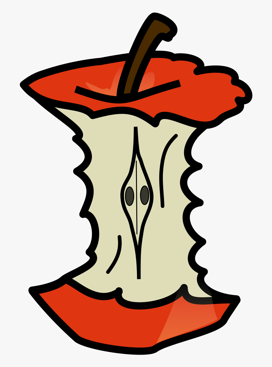 Apple Core Clipart, Transparent Clipart