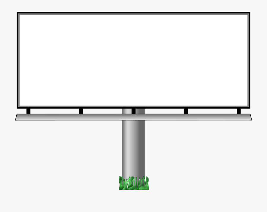 Billboard Icons Png Free - Outdoor Em Branco Png, Transparent Clipart