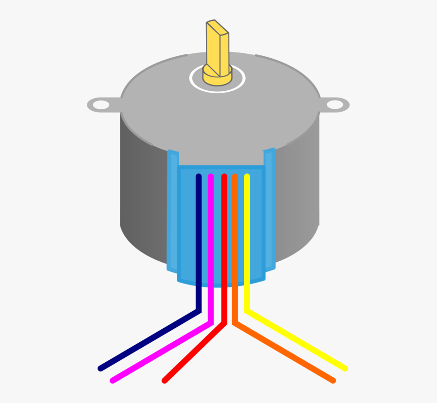 Angle,material,yellow - Stepper Motor, Transparent Clipart