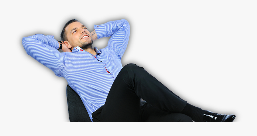 Png Relaxed Person - Transparent Success Man Png, Transparent Clipart