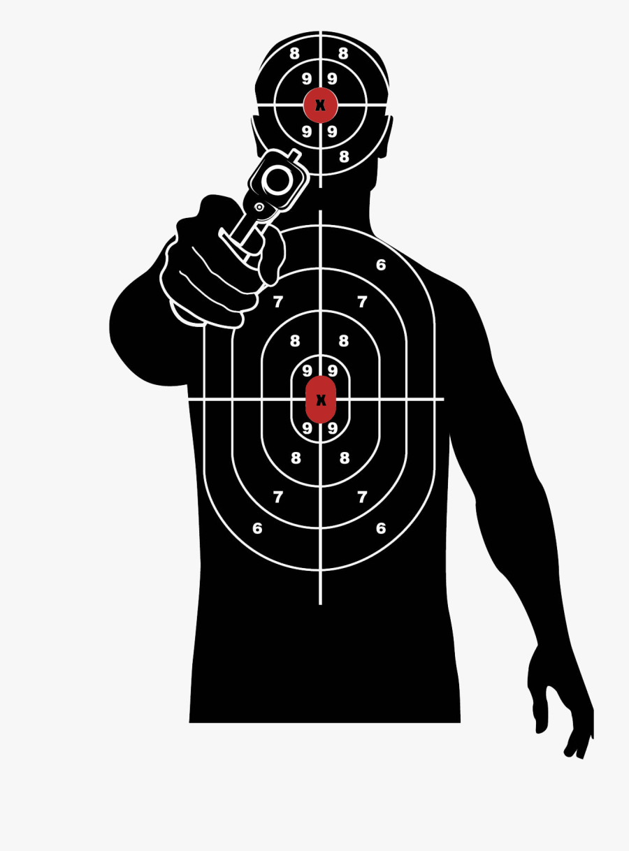 Shot Clipart Shooting Target - Shooting Targets Png, Transparent Clipart