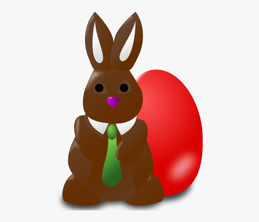 Easter Icon Free Chocolate Bunny Clip Art , Free Transparent Clipart