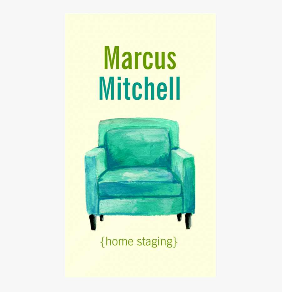 Home Staging Business Cards, Transparent Clipart
