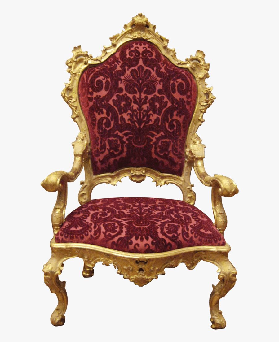 Armchair Royal - Transparent Background Throne Png, Transparent Clipart