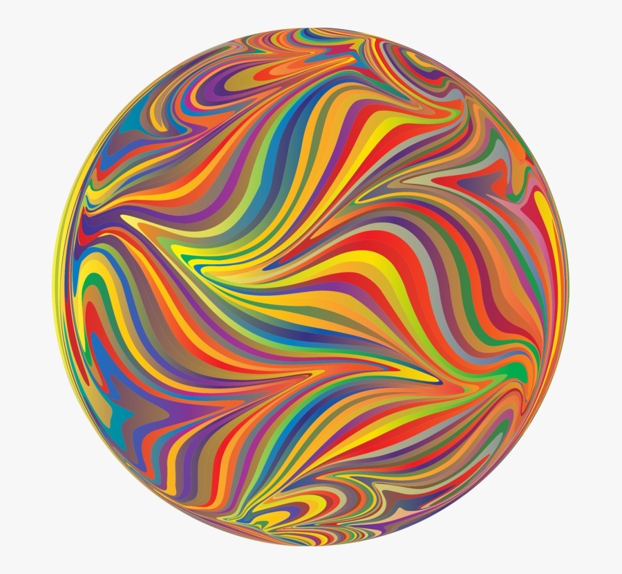 Sphere,circle,line - Psychedelic Circle Png, Transparent Clipart