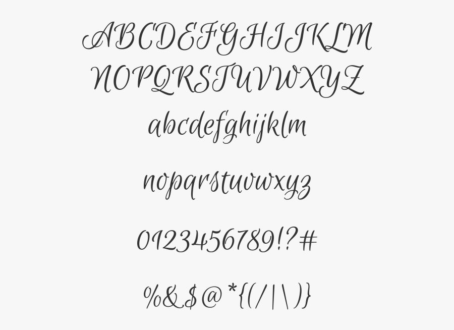 Euphoria Script Letters, Transparent Clipart