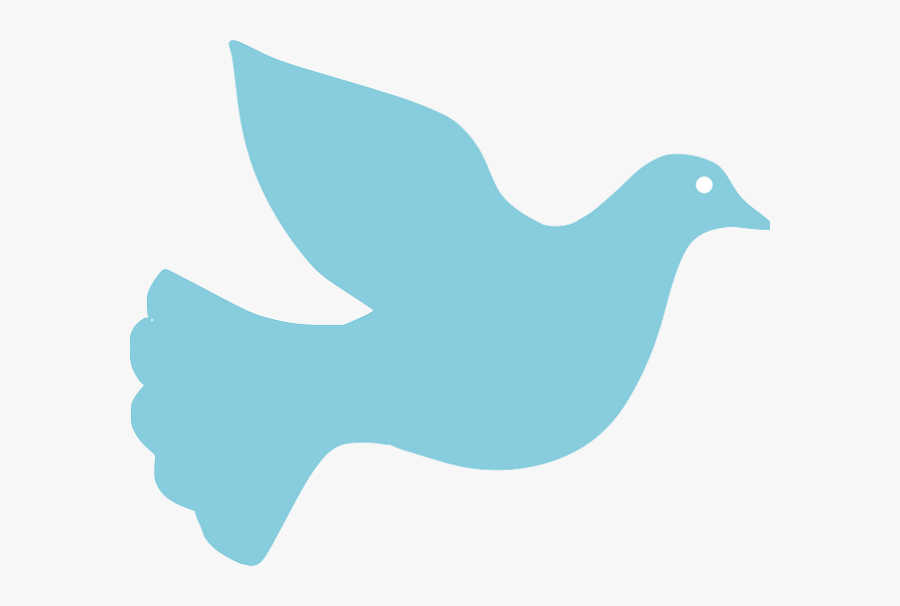 Blue Dove Clipart, Transparent Clipart