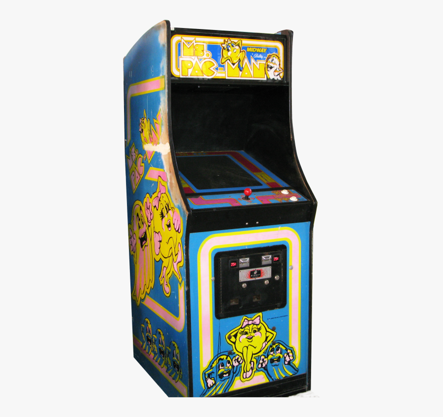Ms Pac Man Arcade, Transparent Clipart