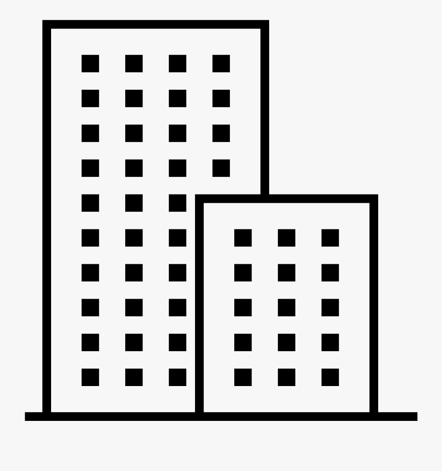 Simbol Apartment, Transparent Clipart