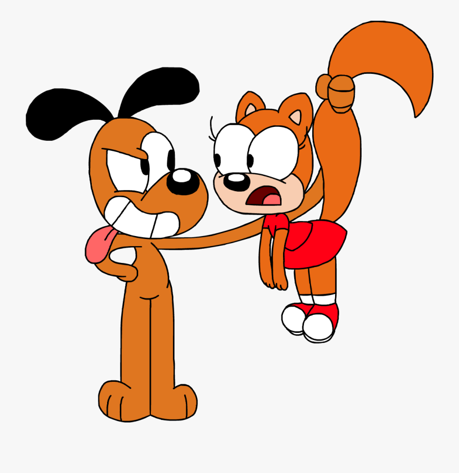 Dog And Squirrel Clipart , Png Download - Dog And Squirrel Enophano, Transparent Clipart