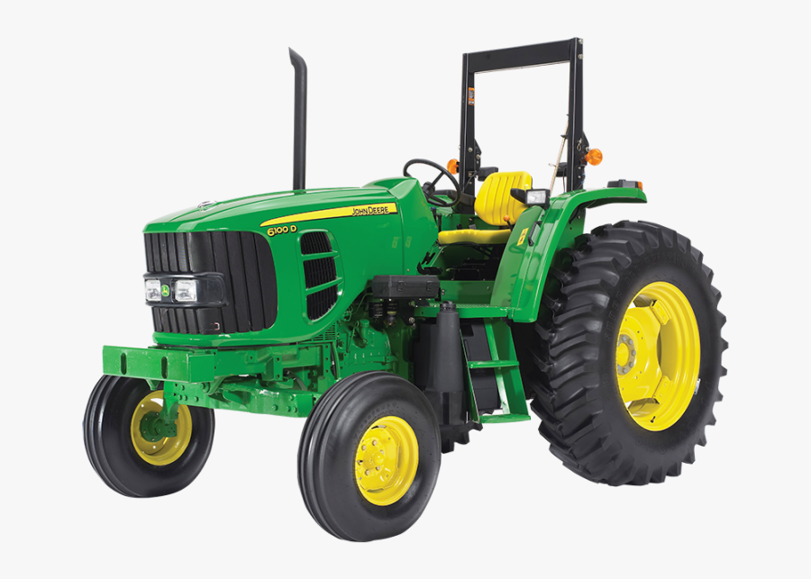 Green Tractor Png Image - Tractor John Deere 3036e, Transparent Clipart