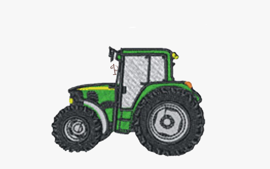 Purple Clipart Tractor - Tractor, Transparent Clipart
