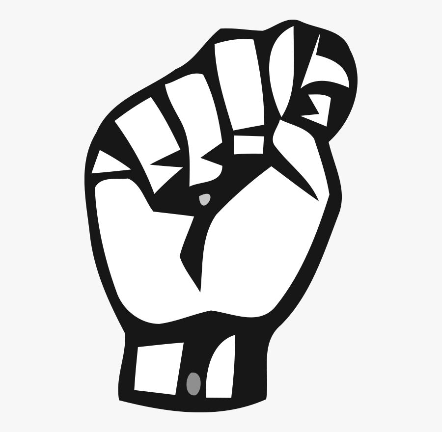 Deaf Alphabet 3 Clipart Icon Png - Sign Language Alphabet T, Transparent Clipart