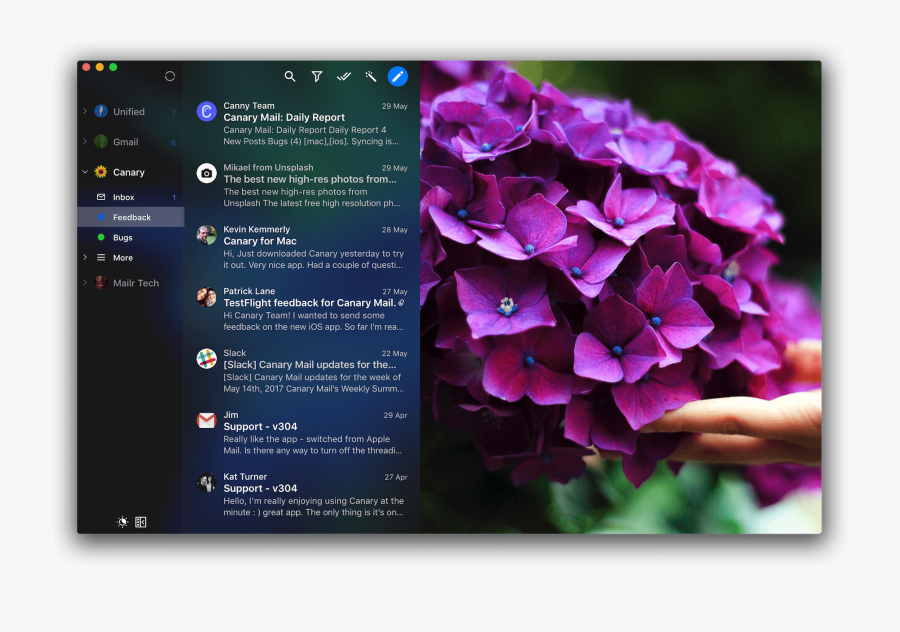 Canary Mail 2.12, Transparent Clipart