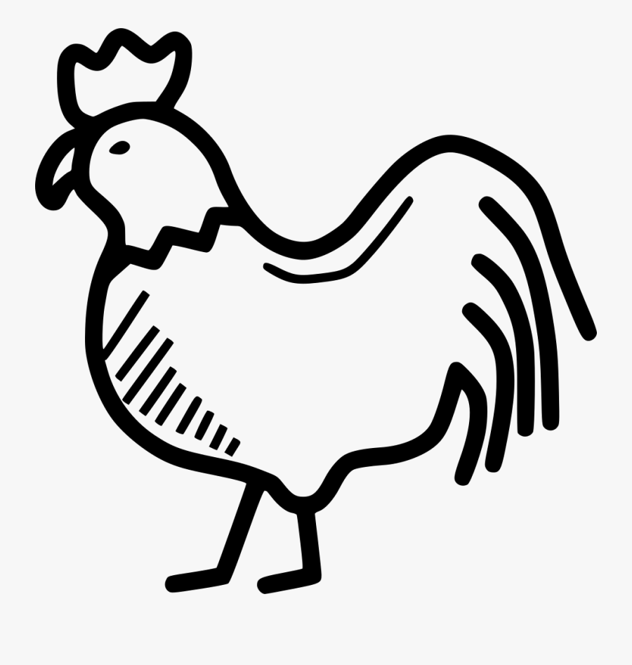 Hen Clipart Easy Chicken - Cartoon, Transparent Clipart