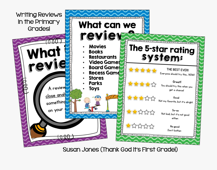 Writing Reviews First Grade, Transparent Clipart