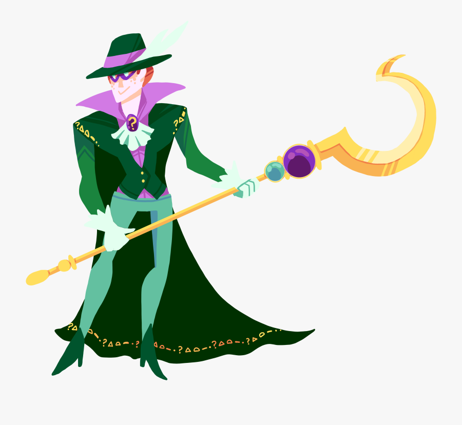 Riddler Cartoon - Portable Network Graphics, Transparent Clipart