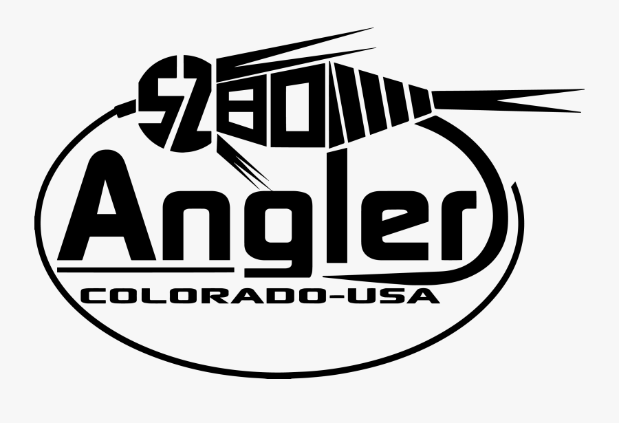 5280 Angler Graphic Art, Transparent Clipart