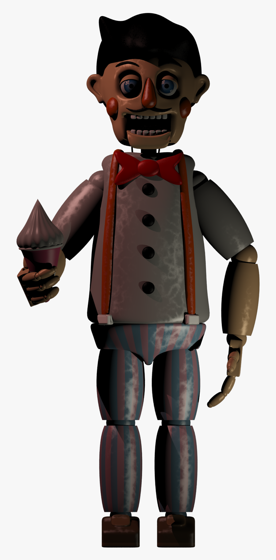 Transparent 5 Nights At Freddy"s Clipart - Ice Cream Man V2, Transparent Clipart