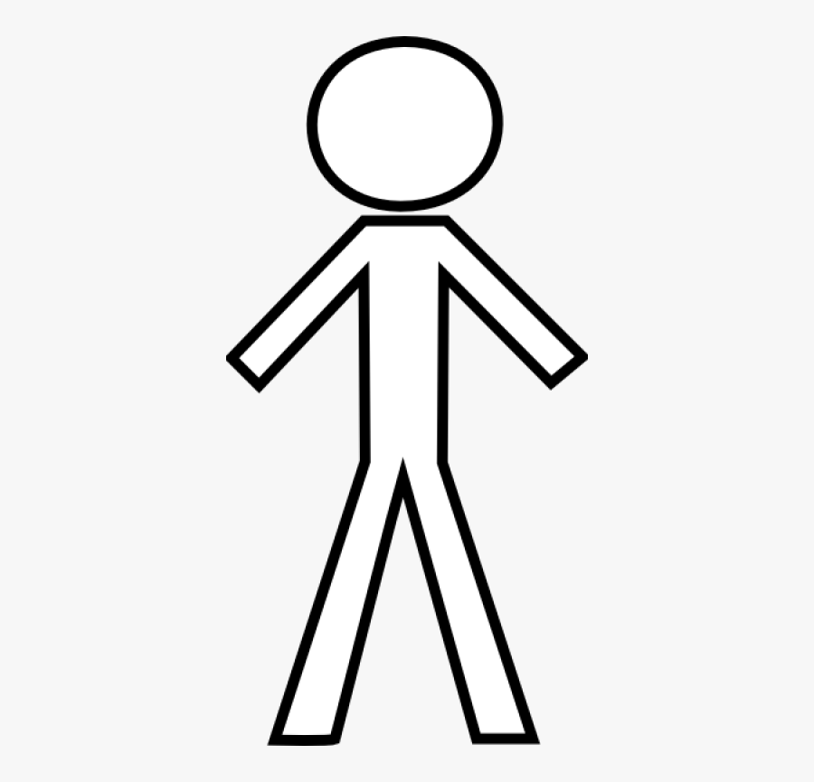 Stick Figure Clipart Black And White, Transparent Clipart