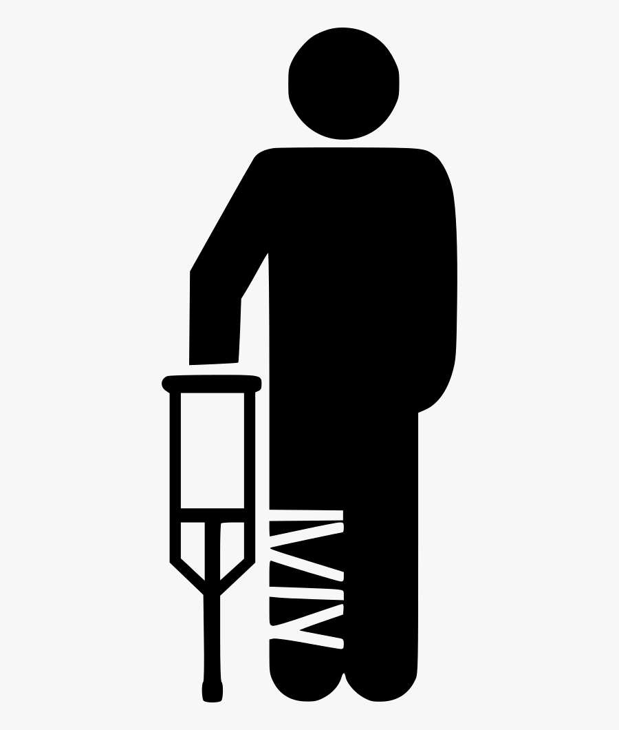 Broken Leg Comments Clipart , Png Download - Broken Leg Icon, Transparent Clipart