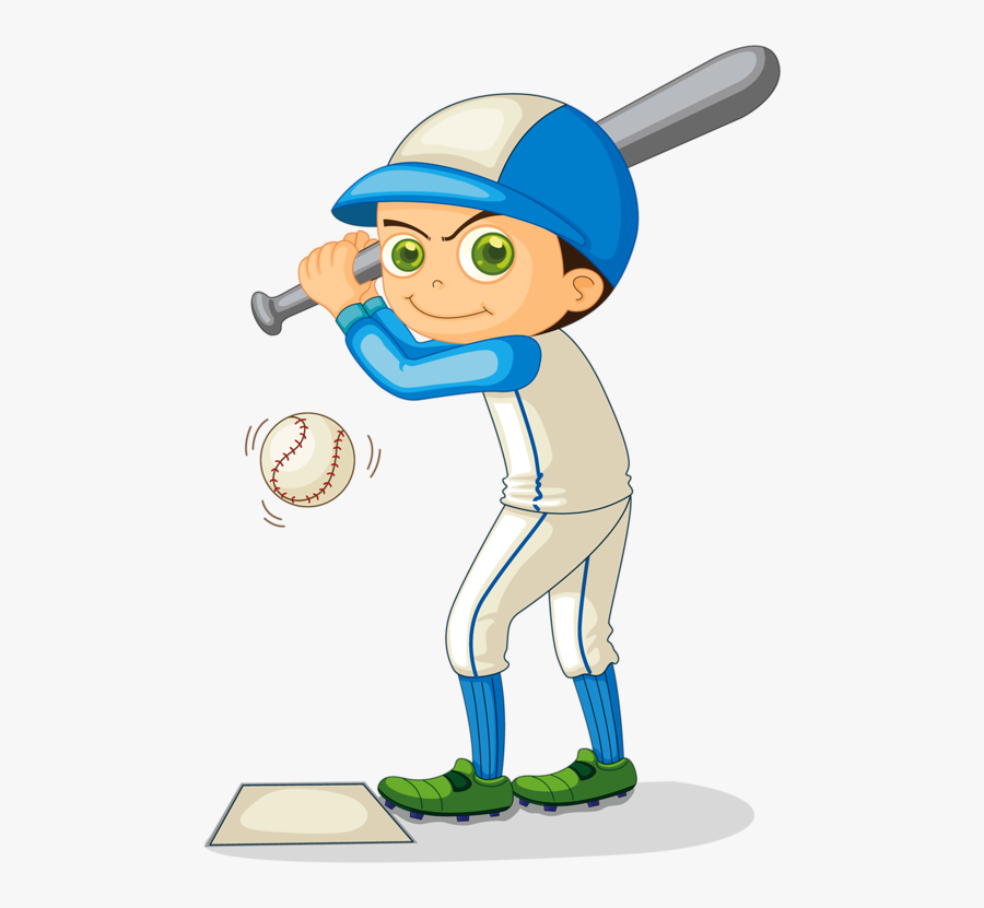 Dibujo Niño Beisbolista, Transparent Clipart