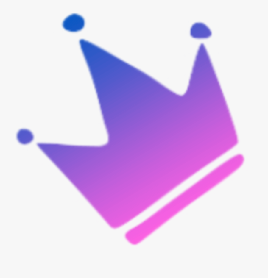 #crown #clipart #purple #hotpink - Purple Crown Transparent, Transparent Clipart