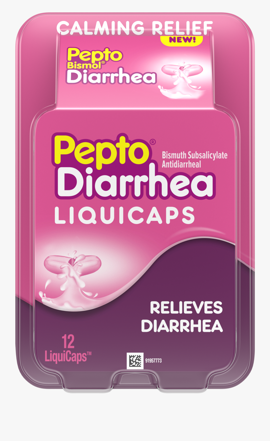 Pepto Bismol For Diarrhea, Transparent Clipart