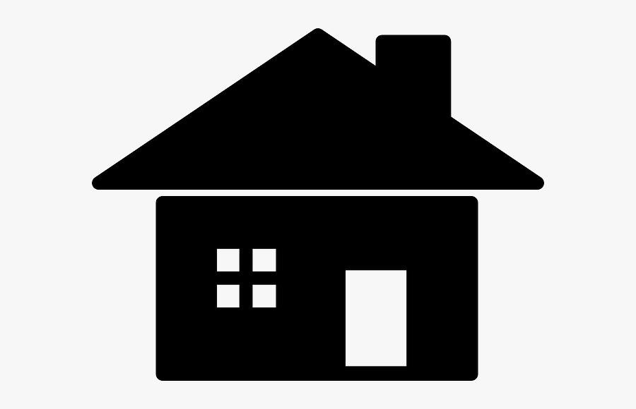 House, Black, Home, Icon, Outline, Symbol, White - House Icon, Transparent Clipart