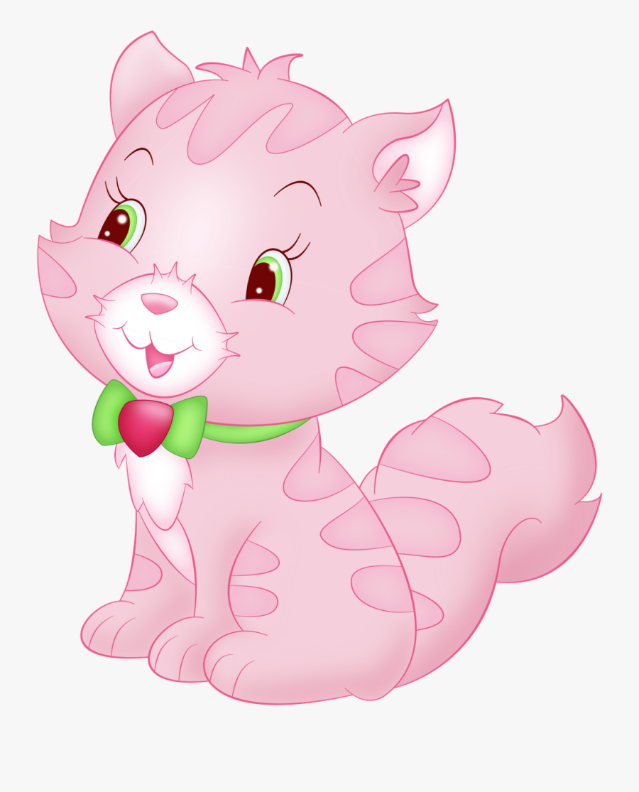 Png Moranguinha Pinterest Kittypng - Cat From Strawberry Shortcake, Transparent Clipart