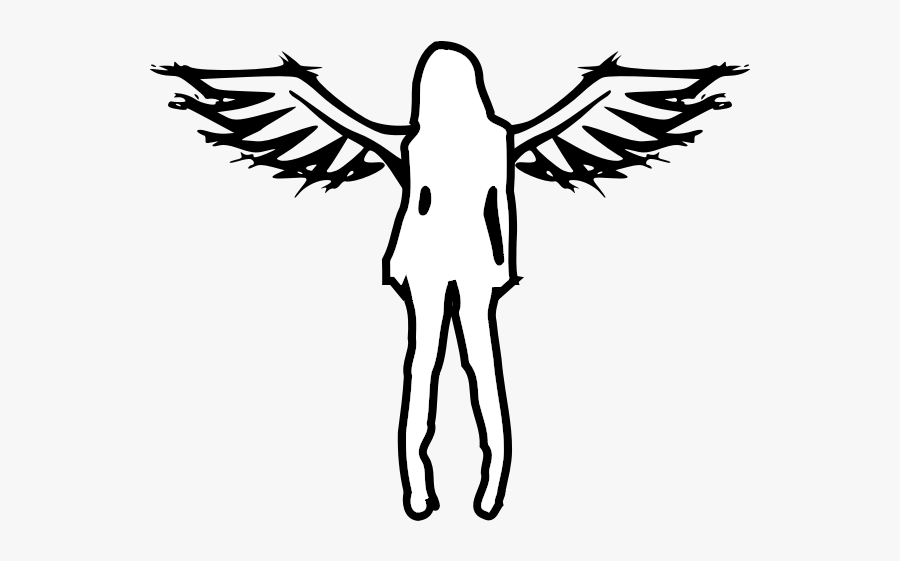 Angel Grunge - We Are Not Saint, Transparent Clipart