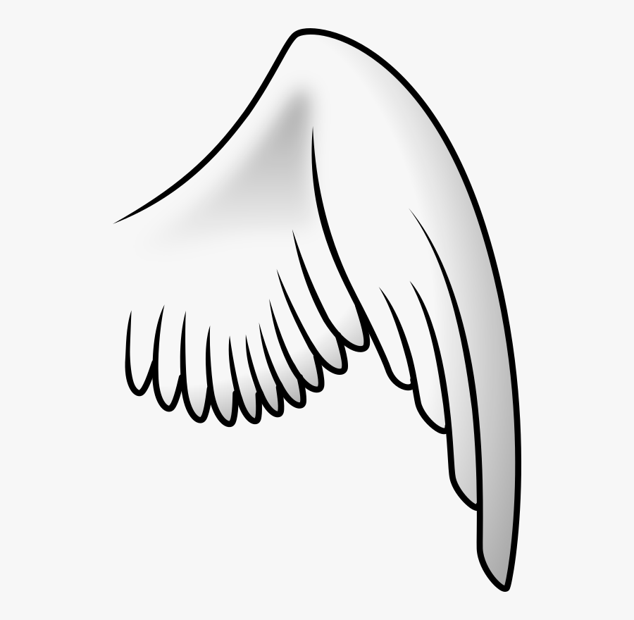 Drawing Angel Cartoon Bird - Clipart Wing, Transparent Clipart