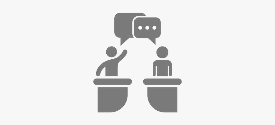 Debate Vector, Transparent Clipart