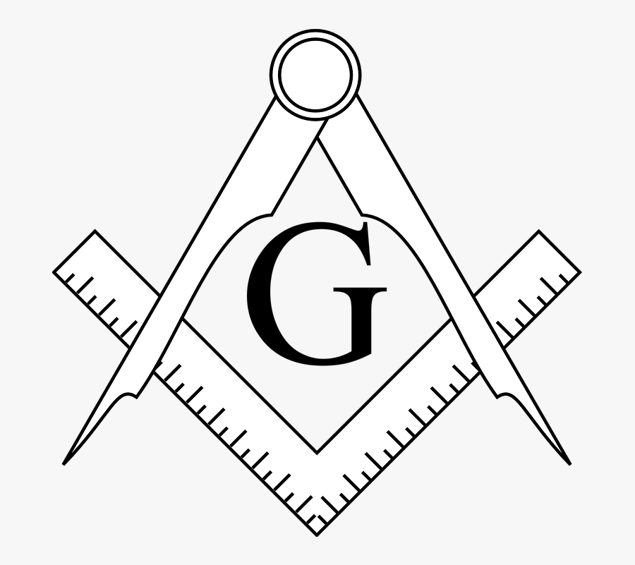 Square And Compasses, Transparent Clipart