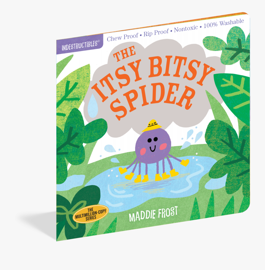 Indestructibles Itsy Bitsy Spider, Transparent Clipart