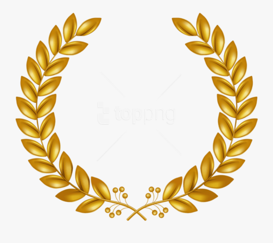 Free Png Download Golden Wreath Clipart Png Photo Png - Laurel Wreath Gold Png, Transparent Clipart