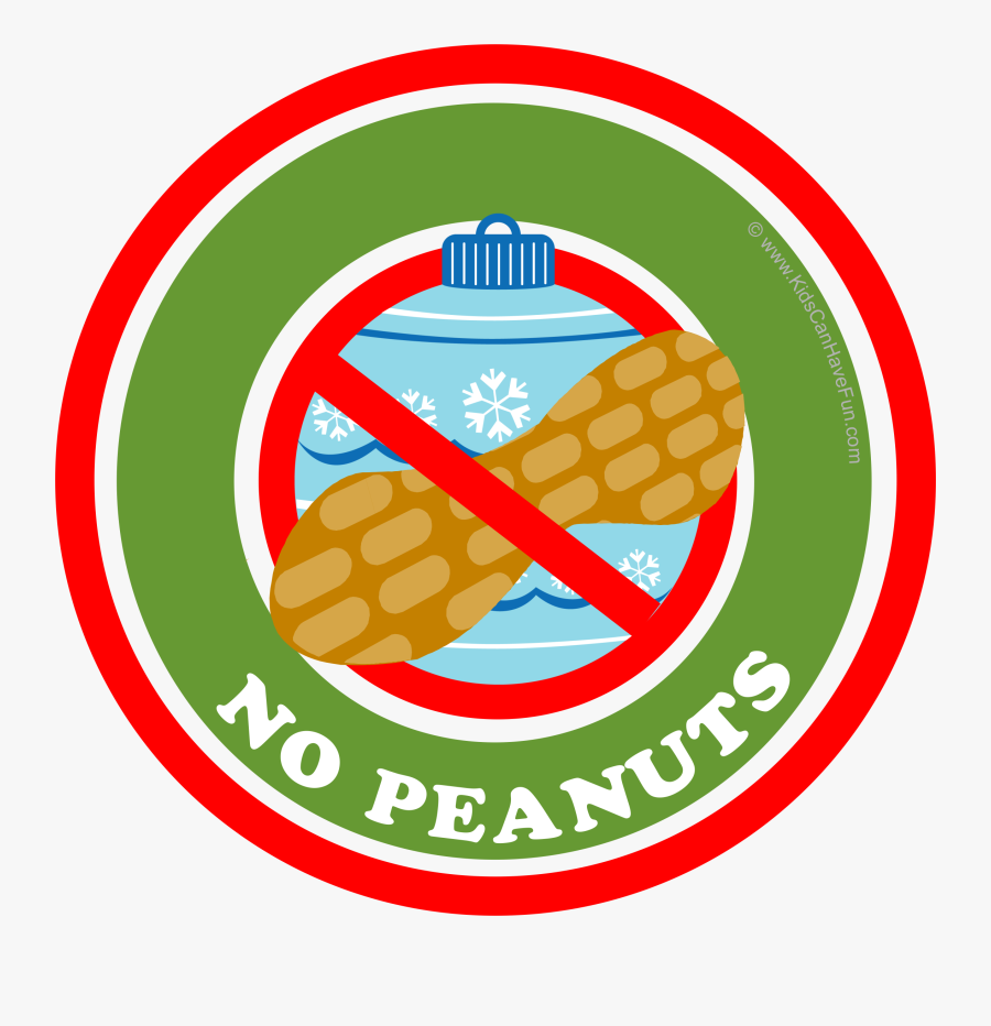 No Peanuts And Seafood Sign, Transparent Clipart
