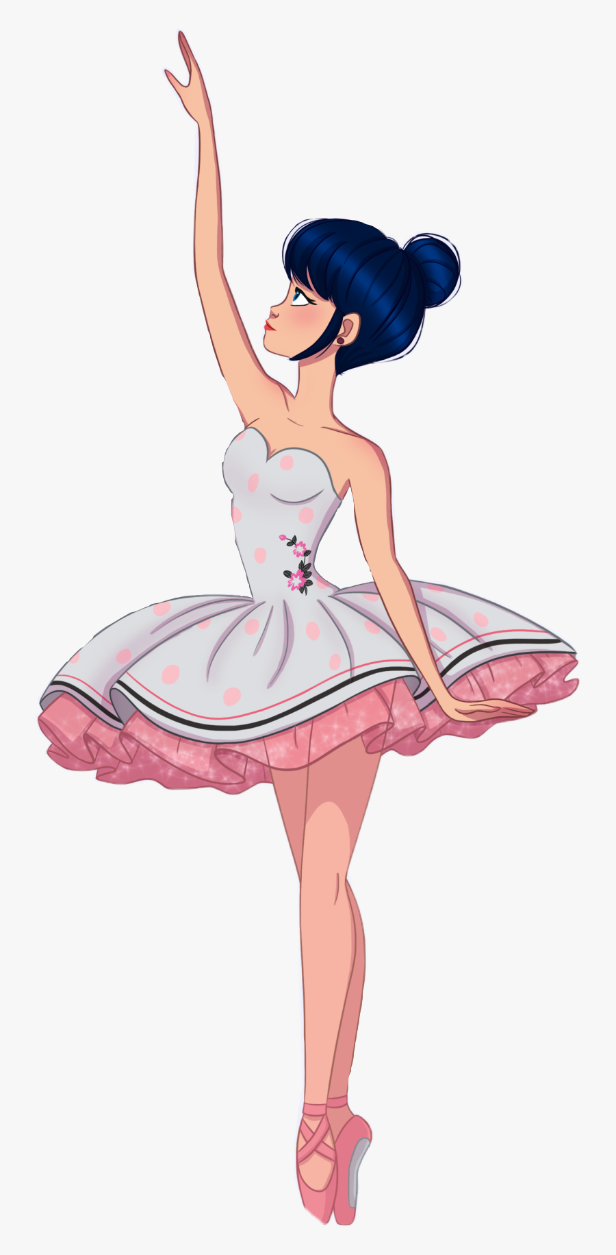 #marinette Ballerina #freetoedit - Ballet Dancer, Transparent Clipart