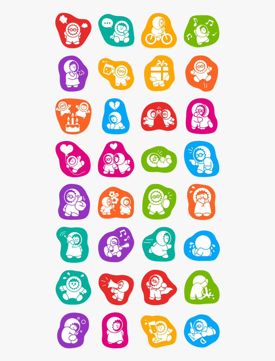 Snoopy"s Moods Clipart , Png Download - Anooki Stickers, Transparent Clipart