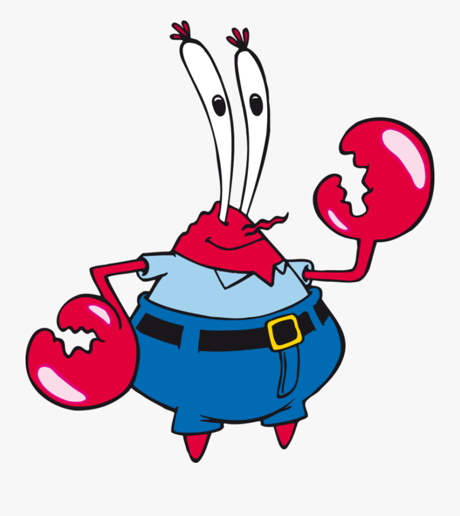 Lobster Clipart Spongebob Squarepants Character - Spongebob Mr Krabs, Transparent Clipart
