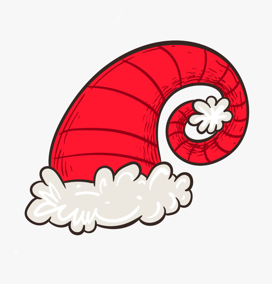 Small Christmas Hats Drawings, Transparent Clipart