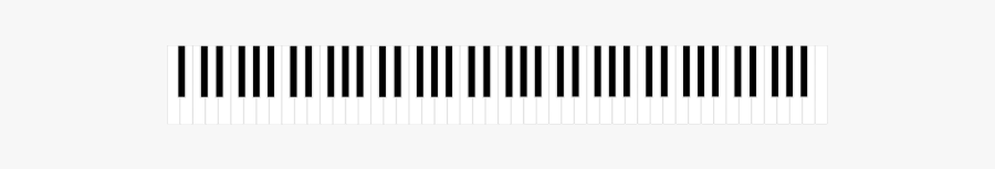 88-key Piano Keyboard Vector Image - Parallel, Transparent Clipart