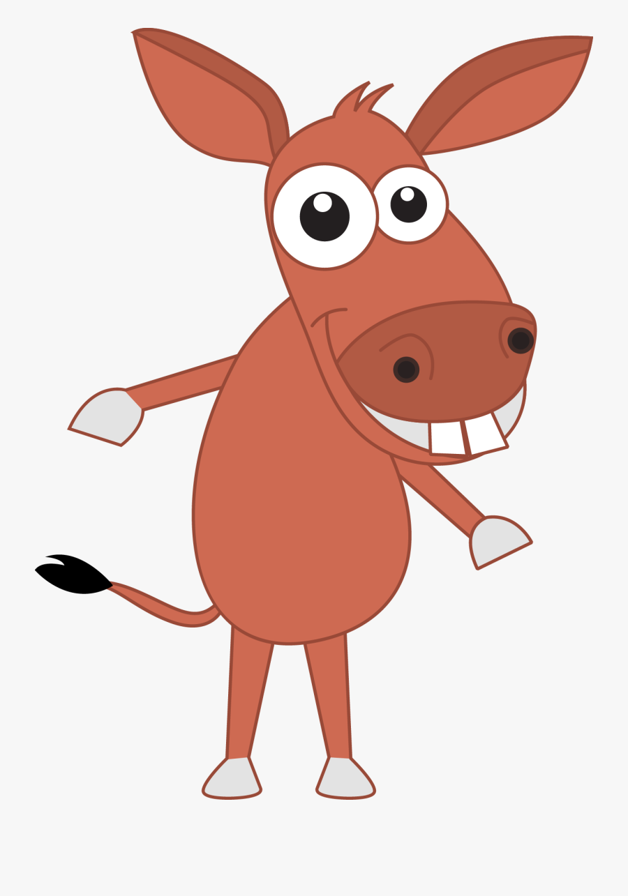 Domestication Of Animals Horse Cartoon Livestock - Cartoons With Big Teeth, Transparent Clipart