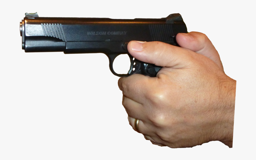 Gun In Hand Png - Hand With Gun Transparent Background, Transparent Clipart