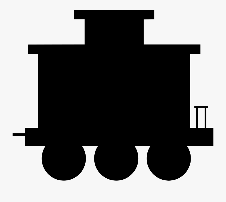 Train Car Clip Kids Transparent Png , Png Download - Caboose Clipart Silhouette, Transparent Clipart